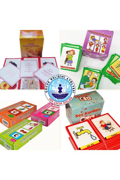 Konya Home Yuka Eğitim Kartları , Eylemlerle Bir Gün , Konuşma Kartları 3lü S...