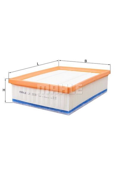 MAHLE Air Filter - Defender L316 2.2 Td4 07>16 1 Pc
