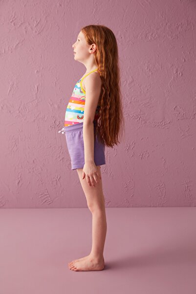 Penti Girl's Purple Mira Shorts