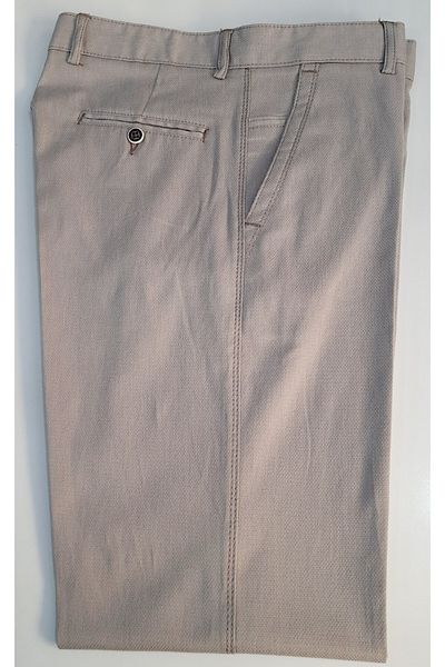 N.Y.YILDIZ Star Self Patterned Linen Fabric Men's Trousers