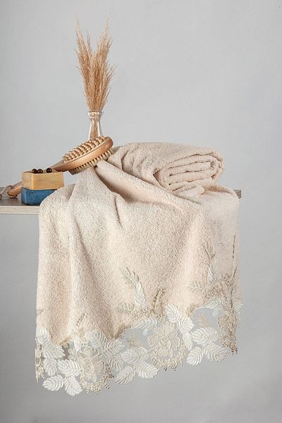 Nazik Home Florence Towel Beige 90-150