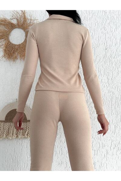 Noa Noa Double Zipper Crop Trouser Set