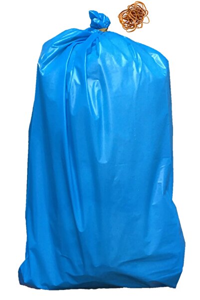 kb koliburada 5 Adet Mavi Lastikli 80x110 Ultra Kalın Ev Taşıma Taşınma Poşet...