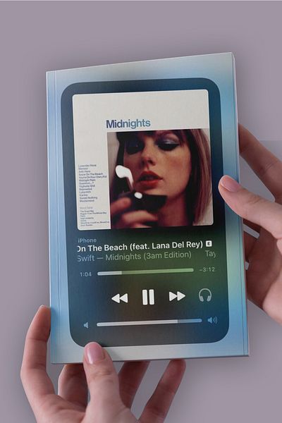 Namgo Caiet Taylor Swift Spotify A5 fără linii (50 coli)