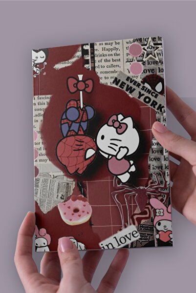 Namgo Hello Kitty Love A5 Çizgisiz Defter (50 Sayfa)