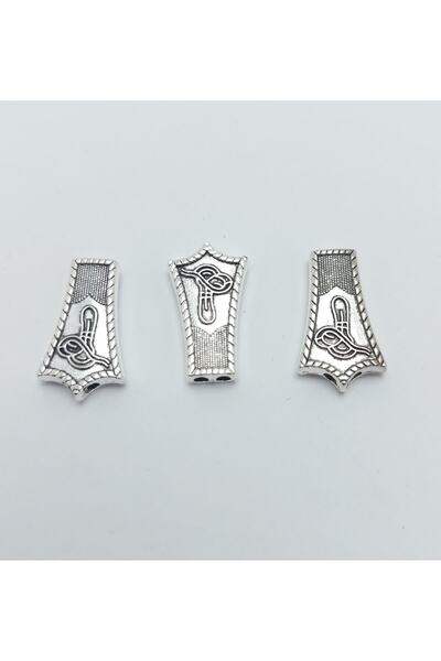THAD Osmanlı Tuğralı Çift Delikli Tesbih Üçgen