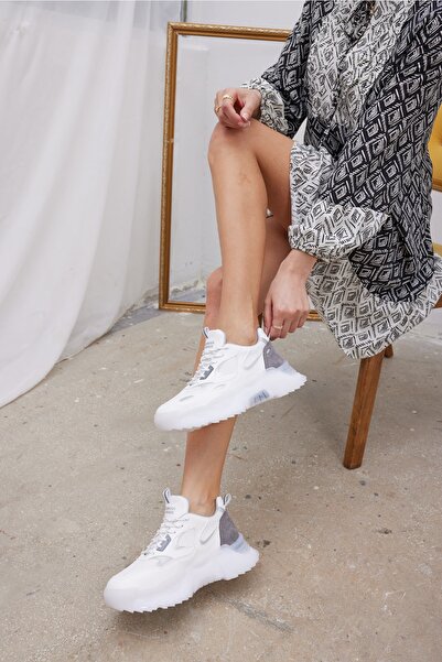 ANGELİNA JONES Petya Kadın Beyaz Airtaban Sneaker