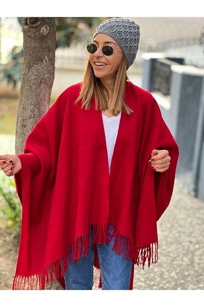 Whoknows Red Poncho