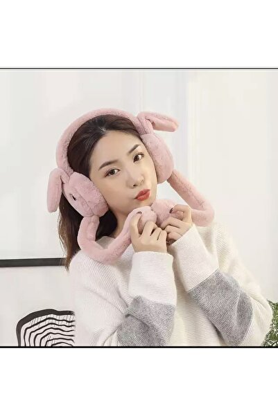 Genel Markalar Peluş Tavşan Kulaklıklı Hareketli Yumuşak Kulaklık