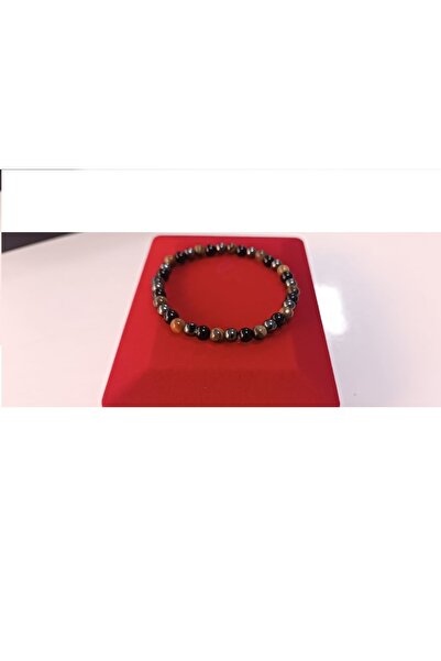 KAVELE Doğal Taş Bilekllik Koruma Enerji Güç Denge Çakra Bilekliği Kaplangözü...