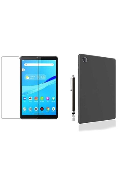 piblue Lenovo M8 Tb-8505f Tb-8505fs Uyumlu Esnek Silikon Tablet Kılıfı + Kale...