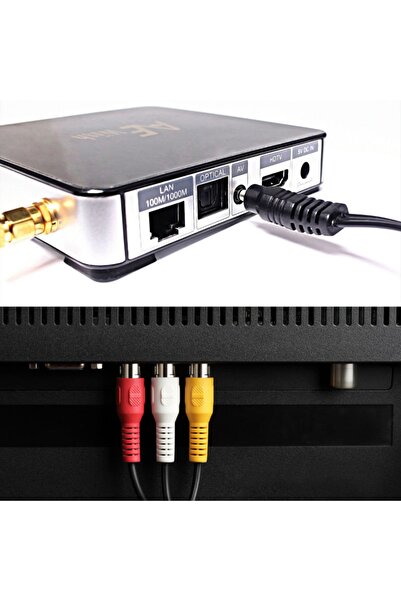 Alfais 4824 3.5 Mm Stereo To 3 Rca Dişi Tos Çevirici Dönüştürücü Ses Kablosu