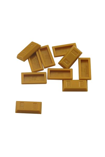 LEGO Original Accessory Moc Custom Minifigure Minifigure Ingot Gold Bullion 4 Pieces Will Be Sent