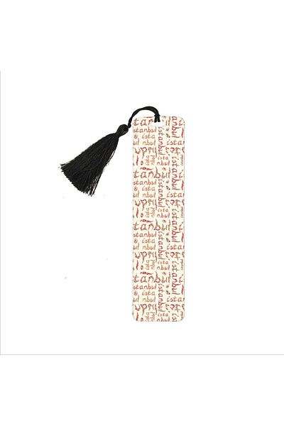 Sadrazam Istanbul Printed, Tasseled Bookmark (gift Bookmark, bookmark-136)