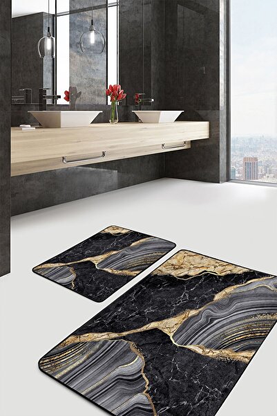 Realhomes Gold - Modern Art Simple & Stylish Classic 2-Piece Bathroom & Kitch...