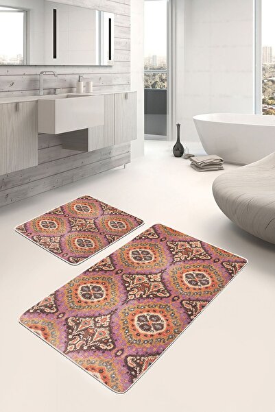 Realhomes 2-Piece Pink Floor with Ikat Motif Local Pattern Avangarde Vintage ...