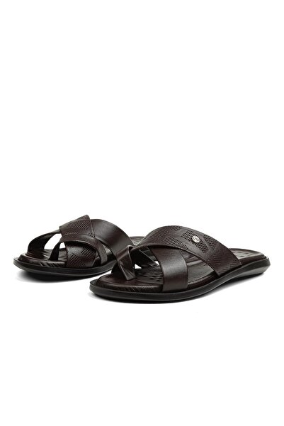 Pierre Cardin ®| PC-7120 - 2162 Brown - Men's Slippers