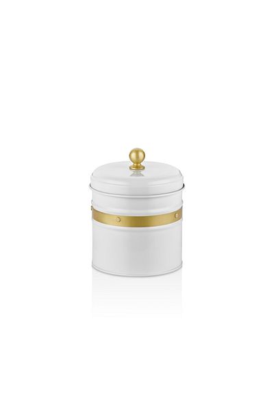The Mia Galvin 3-Piece Tea Sugar Coffee Jar White 17 Cm Gln0040