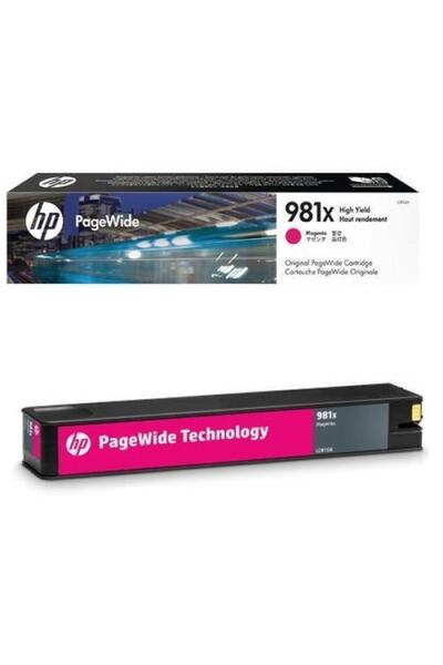 HP 981x L0r10a Kırmızı Orjinal Kartuş - Pagewide 556dn-586dn-586z