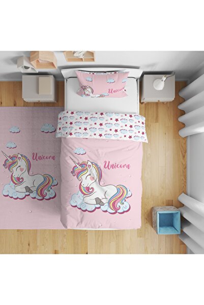 instababyrooms طقم غطاء لحاف مفرد رقمي لغرفة الأطفال مطبوع قطعة بدون ملاءات م...