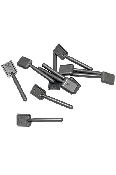 LEGO Original Accessory Moc Custom Minifigure Minifigure Construction Shovel Silver 2 Pieces to Send