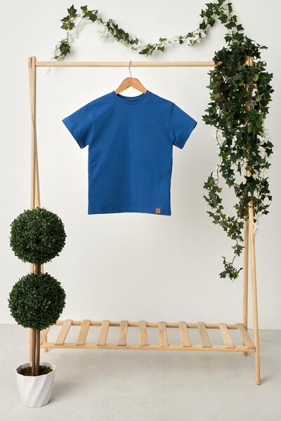 Babygiz Tricou pentru fetiță, cu mânecă scurtă, cu gât turnu, anti-transpirație, moale, confortabil, 100% bumbac, pieptănat