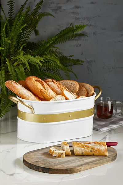 The Mia Galvin Bread Storage Container White Gln0041