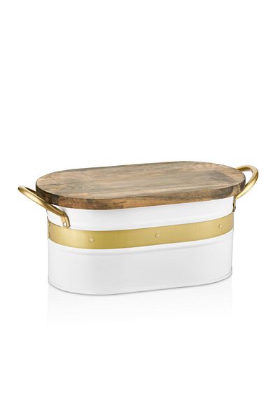 The Mia Galvin Bread Storage Container White Gln0041