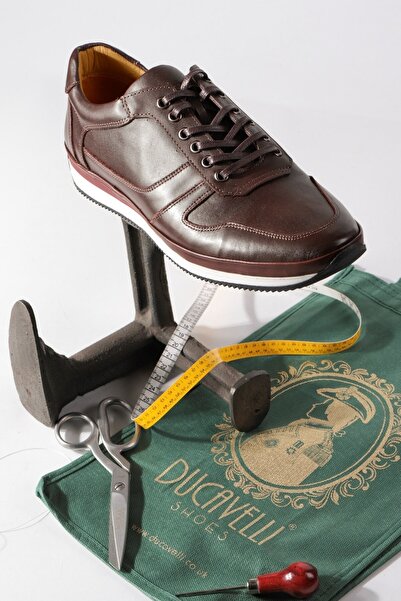 Ducavelli Ακόμα και ανδρικά καθημερινά παπούτσια από γνήσιο δέρμα, παπούτσια καθημερινά, 100% δερμάτινα παπούτσια, παπούτσια 4 σεζόν