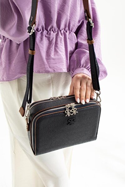 ImPolo Синя камельна жіноча сумка через плече та на ремені - розмір 16x21