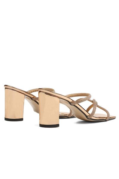 Pierre Cardin Gold Women's Heels Pc-52218