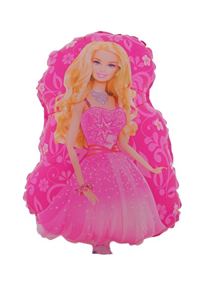HitDukkan Barbie Pembe 3 Adet Büyük Boy 40cmx53cm Folyo Balon (helyum) No:8