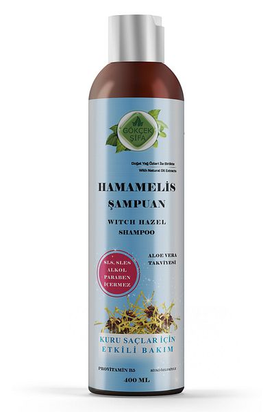 Gökçek Şifa Hamamelis 400ml Shampoo - For Dry Hair