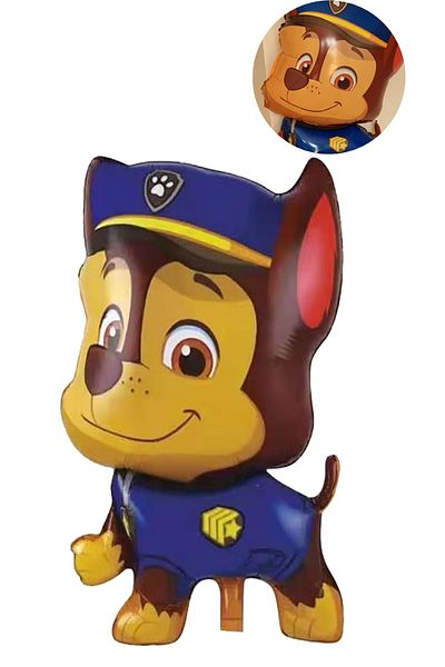 Parti dolabı 1 Piece Paw Patrol Chase Foil Balloon, Paw Petrol Birthday Party Balloon 77x49cm