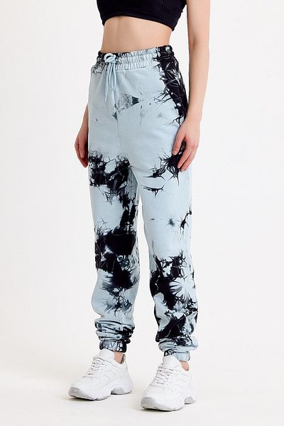 JAHR MARC Γυναικεία φούτερ Tie-Dye Washed Blue