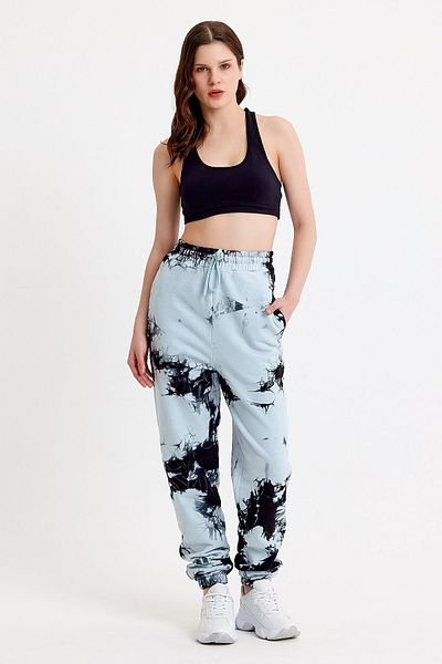 JAHR MARC Γυναικεία φούτερ Tie-Dye Washed Blue