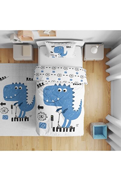 instababyrooms Çocuk Odası Dijital Baskılı Tek Kişilik Nevresim Takımı Çarşaf...