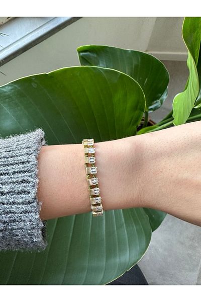 Juju Bronze Glass Bracelet