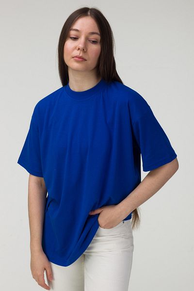 MODAGEN Μπλουζάκι Unisex Sax Blue Brooklyn 1898 Printed Oversize