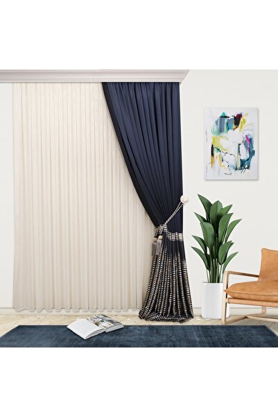 perhal perde ve halı Yeni Model Ece Desen Kırışmayan Etekleri Kurşunlu Pilesi...