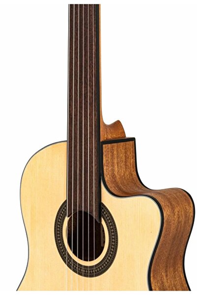 VALLER Vg250cpds Perdesiz Klasik Gitar ( Pena + Taşıma Kılıfı )