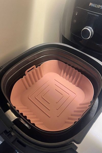 Buffer ® 3 Pieces Heat Resistant Washable Silicone Oven and Airfryer Square Model Baking Mat 20 Cm