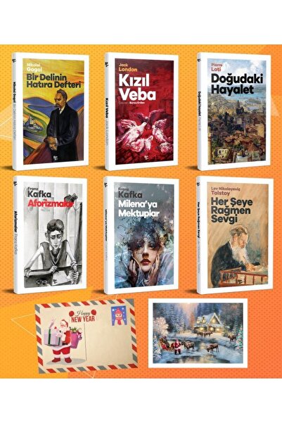 Halk Kitabevi Dünya Klasikleri Altılı Set - 5 Ve Kartpostal