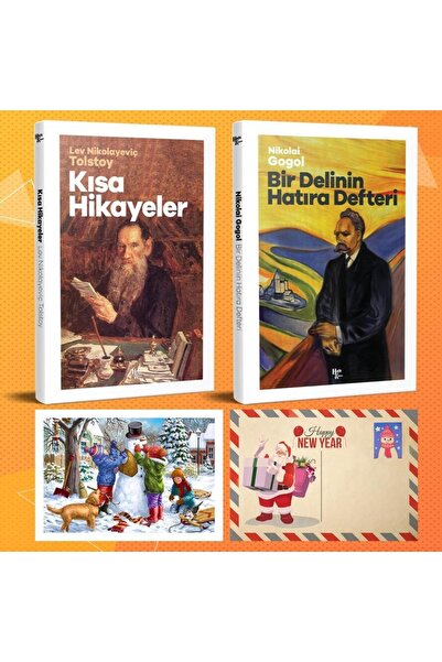 Halk Kitabevi Dünya Klasikleri Ikili Set - Kısa Hikayeler - Bir Delinin Hatır...