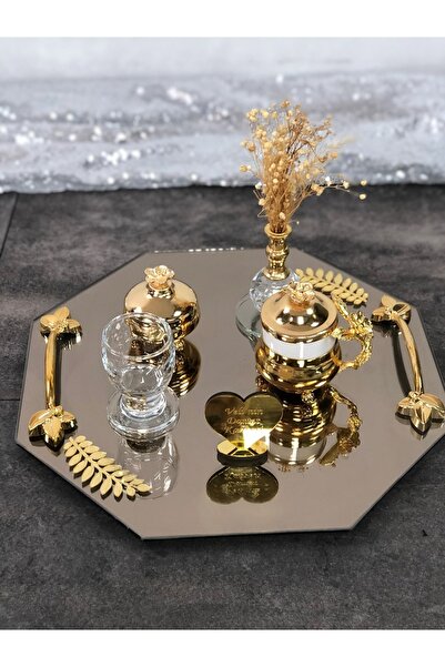 Denseden Damat Kahvesi Tepsisi, Damat Fincanı Tepsisi, Tuzlu Kahve Tepsisi, Tuzlu Kahve Fincanı