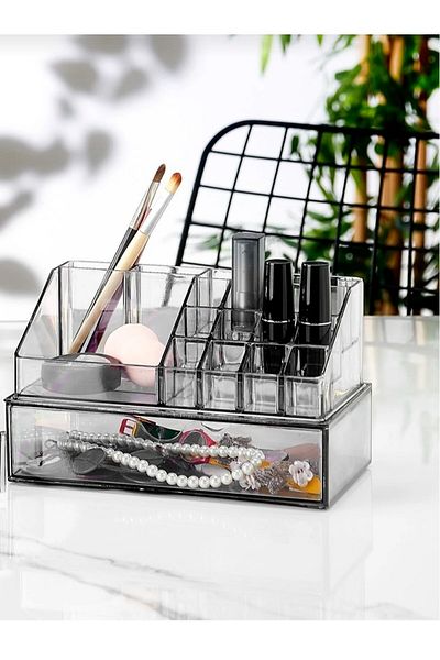 AHİR TİCARET Σετ Συρταριέρα με Organizer Platinum Ak - 611