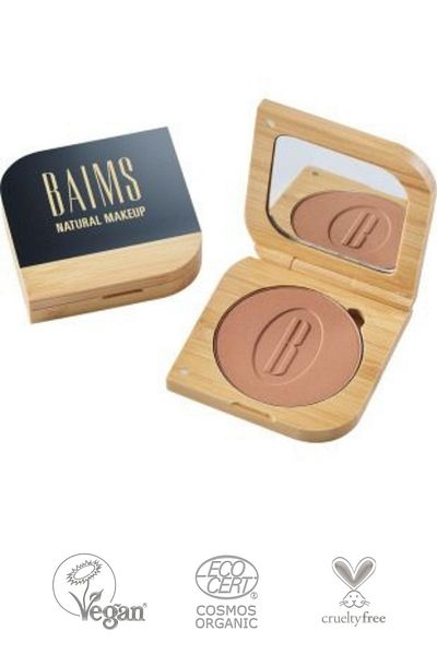 baims 20 Amber Mineral Bronzer - Organic Vegan Bronzer & Contour
