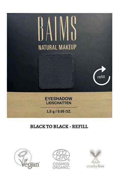 baims Eyeshadow Quad Palette (DÖRTLÜ GÖZ FARI) Yeniden Dolum Organik Vegan Göz Farı