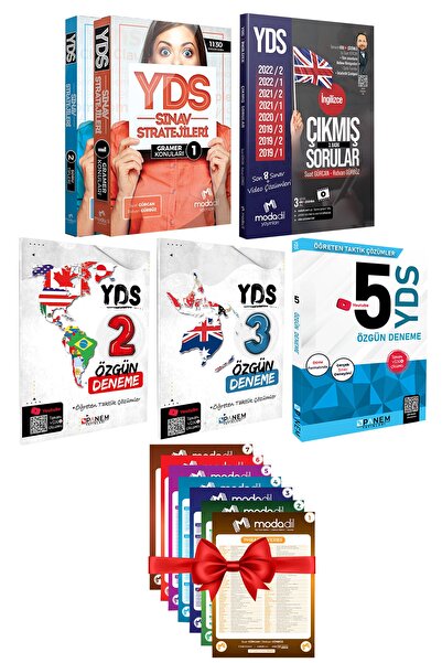 Modadil 2023 Yds Ingilizce Sınav Stratejileri 1&2+yds Çıkmış Sorular+panem Yds 2+3+5+kelime Posterle