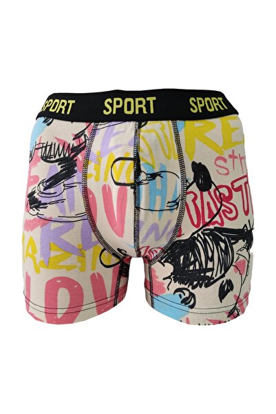 Vien&Karl Férfi mintás 5 részes prémium dobozos fésült pamut lycra boxer